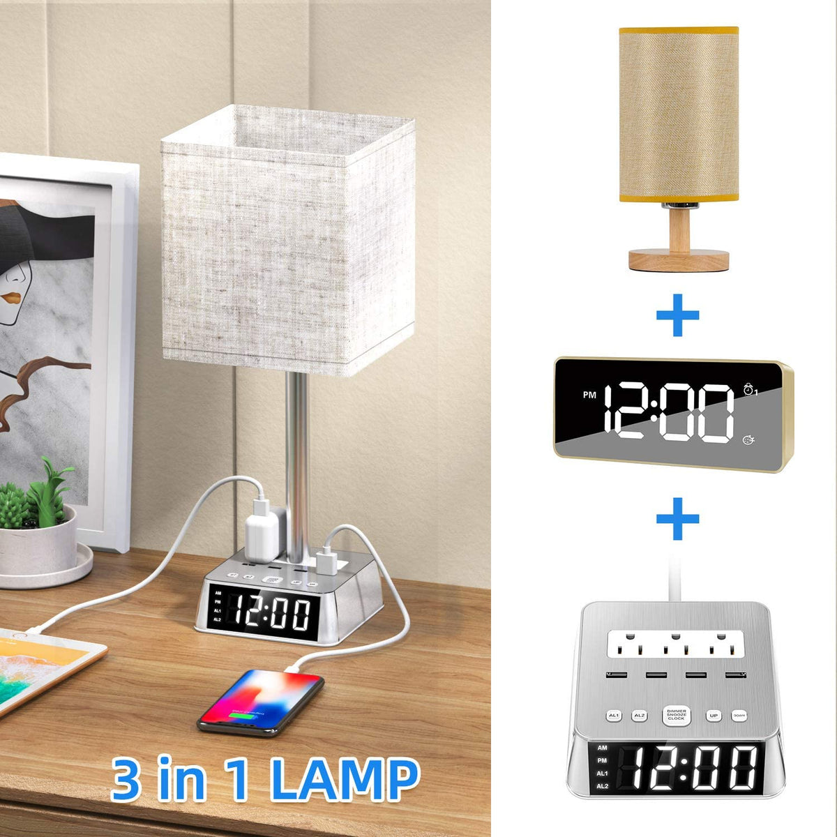 Alarm clock lamp