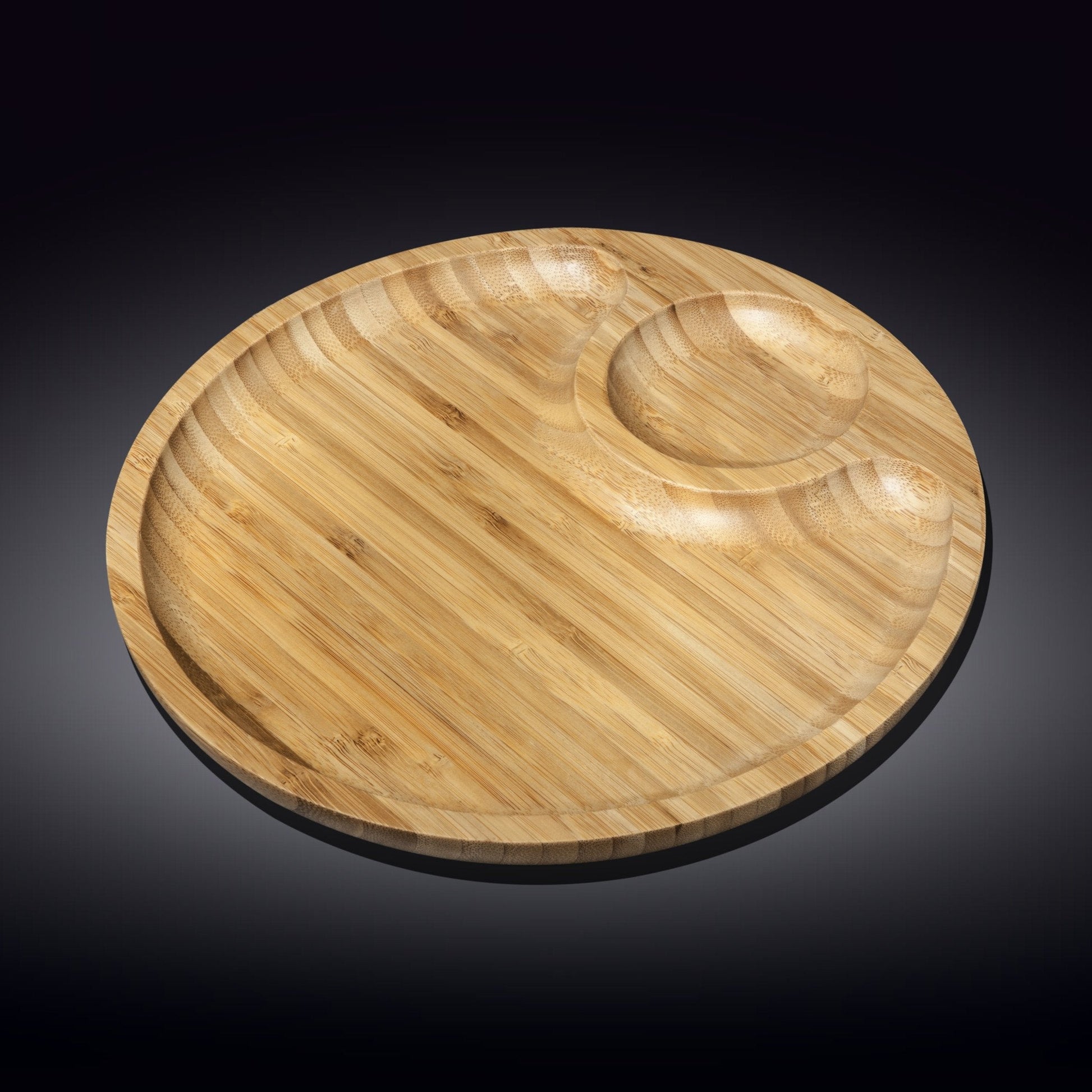 Bamboo serving bowl