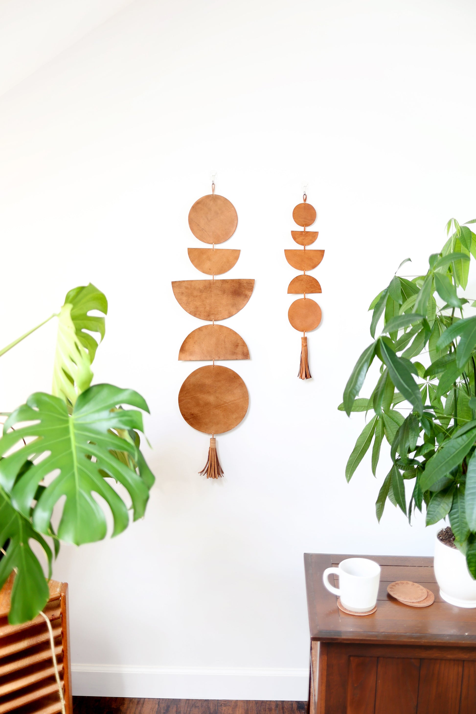 Celestial wall hanging
