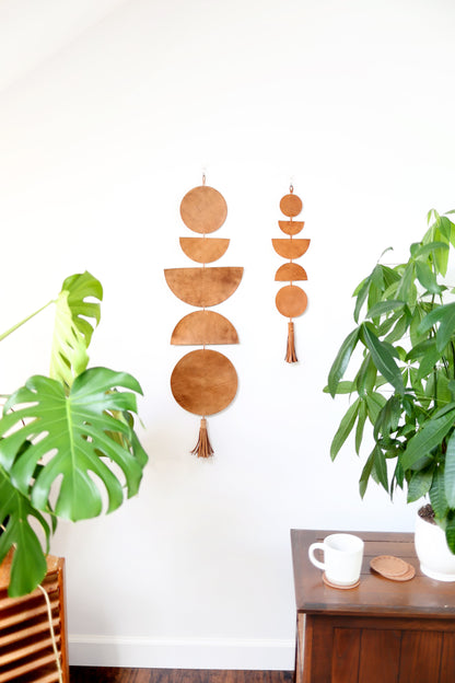 Celestial wall hanging