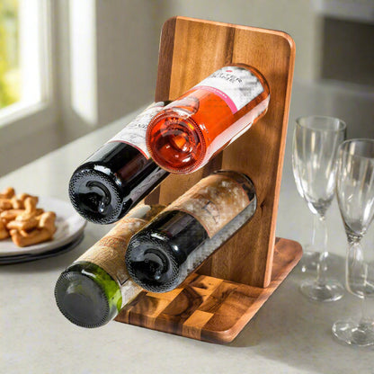 Floating wine rack