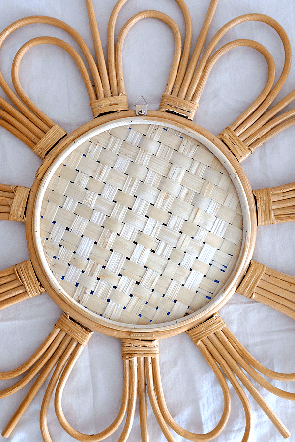 Natural wall mirror