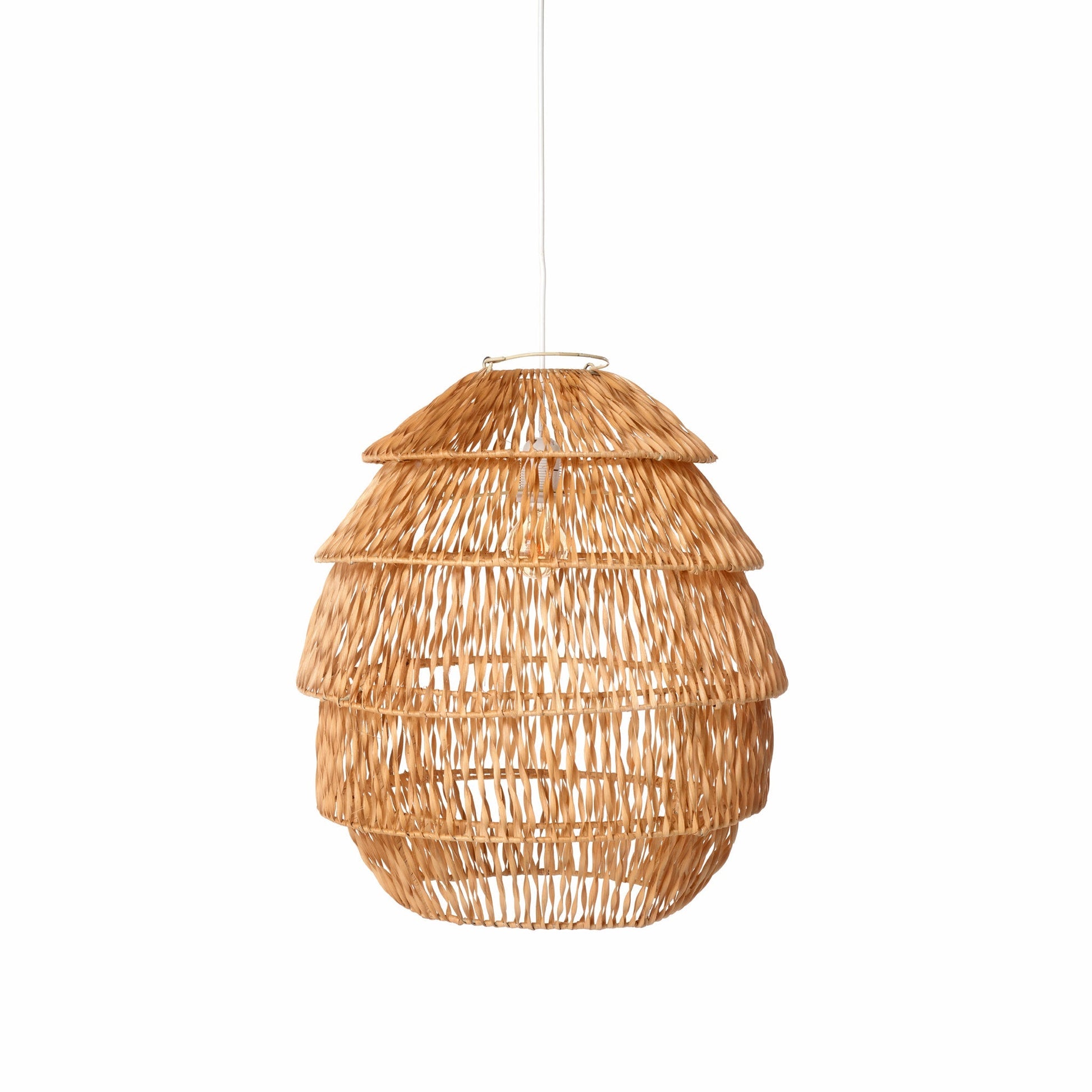 Rattan pendant light