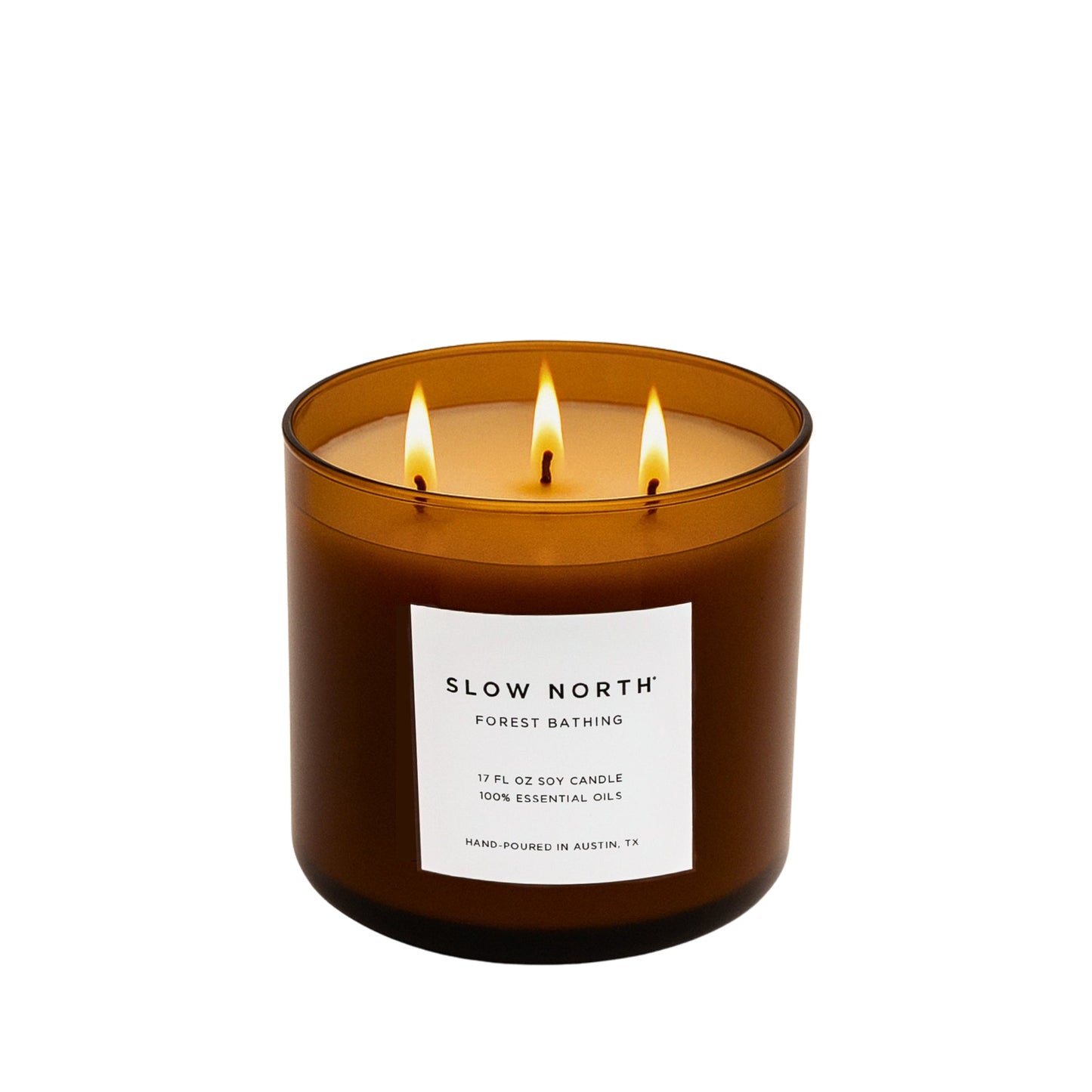 Three-wick scented candle