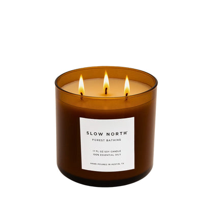 Three-wick scented candle