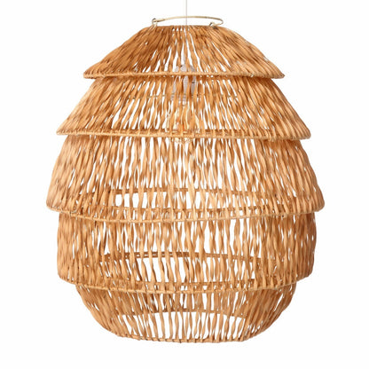 Woven pendant light