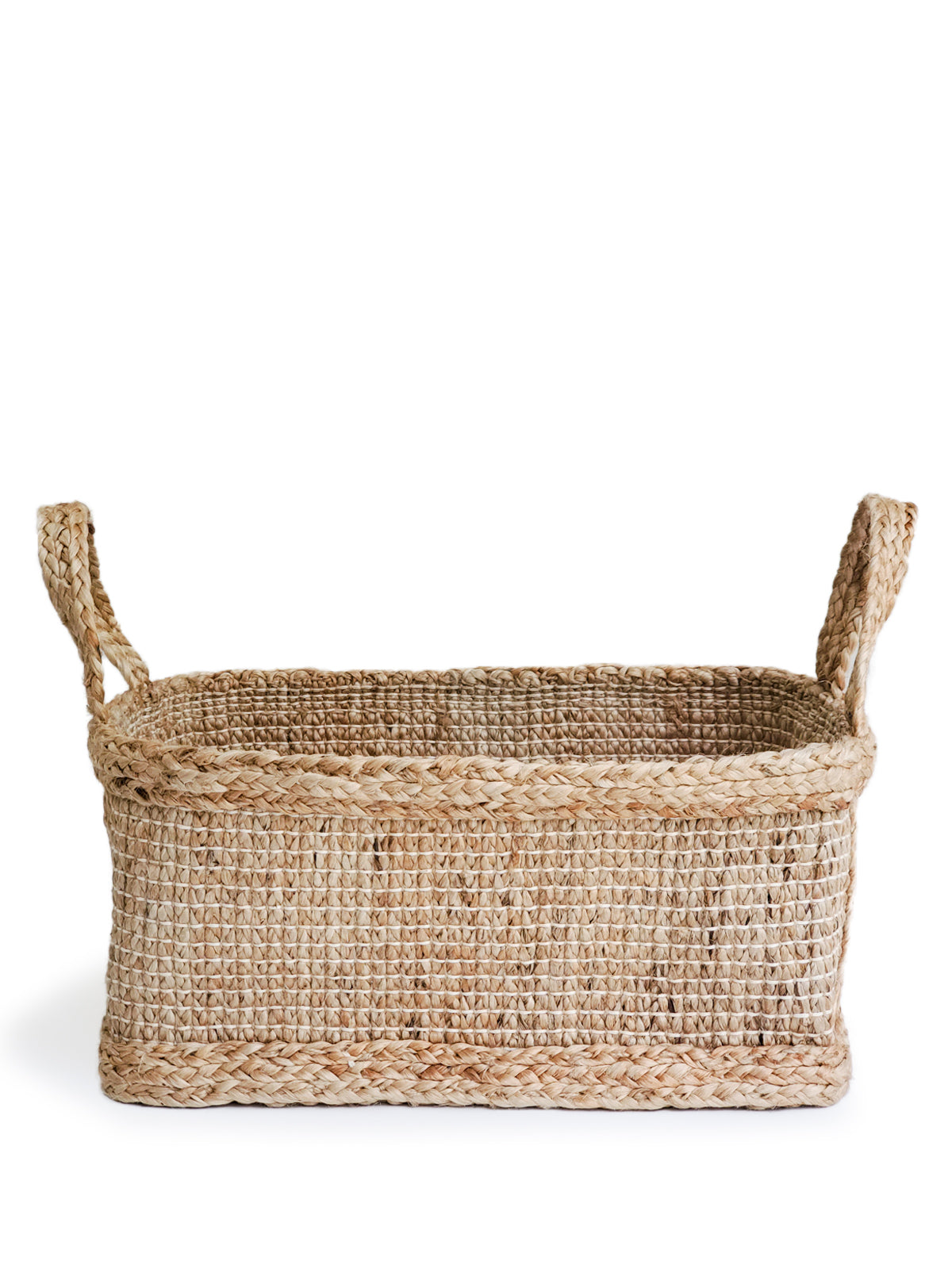 Woven storage baskets