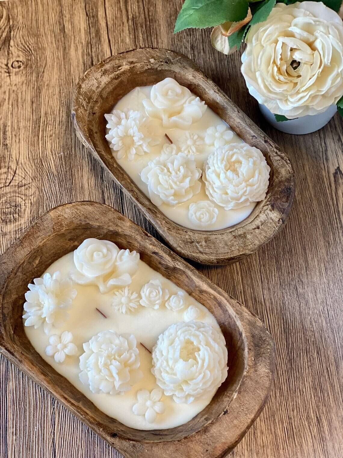 Candle in a bowl
