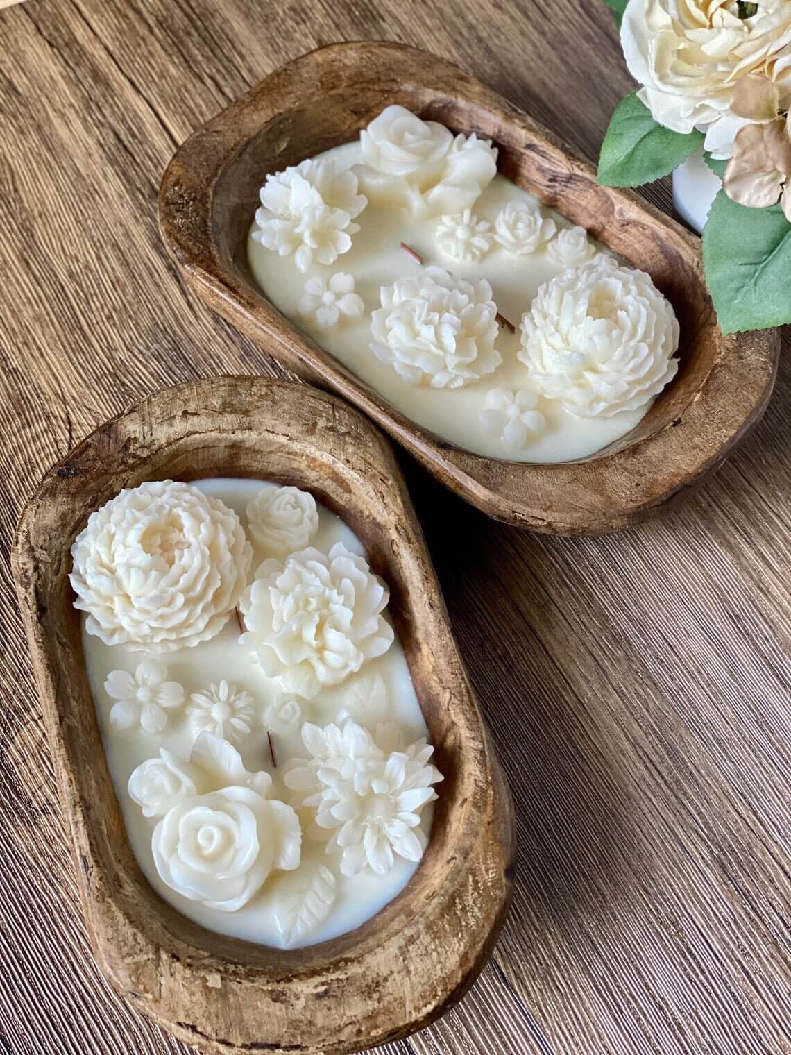 Dough bowl candle
