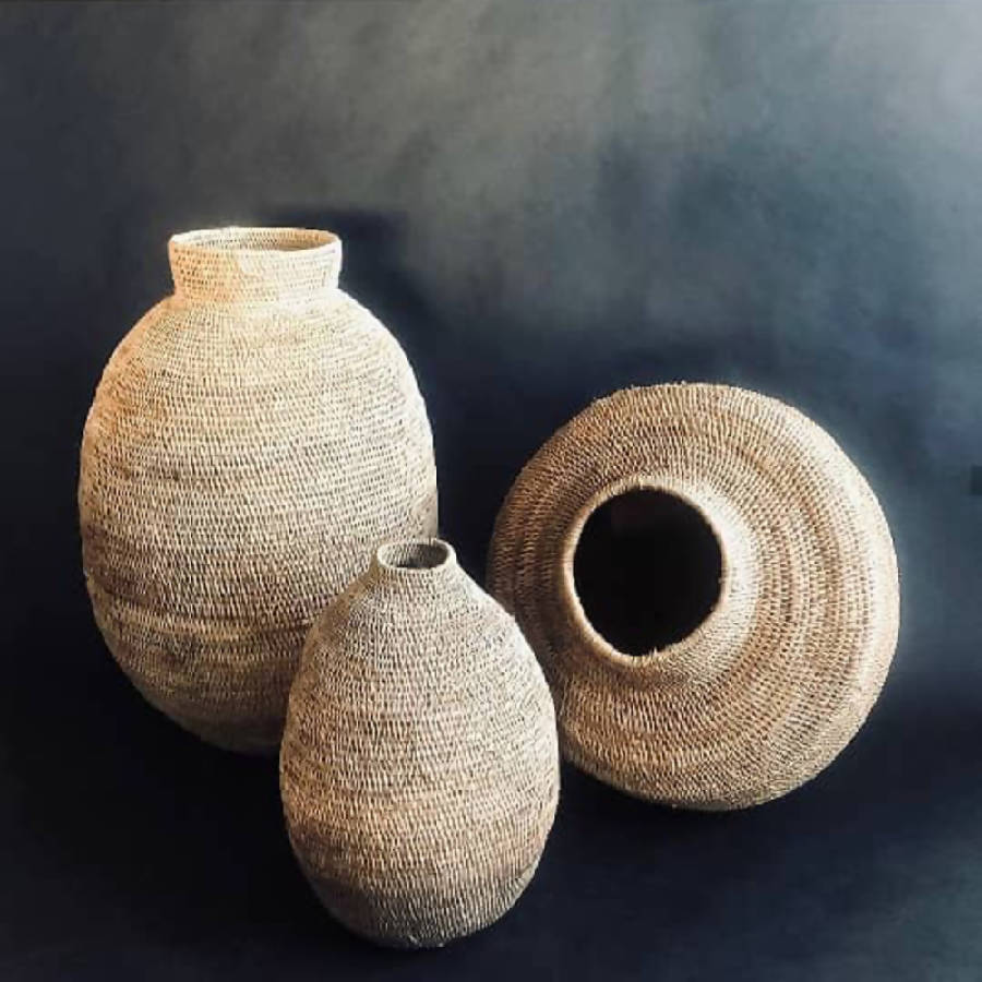 Buhera Baskets | Handmade African Woven Storage Basket Set