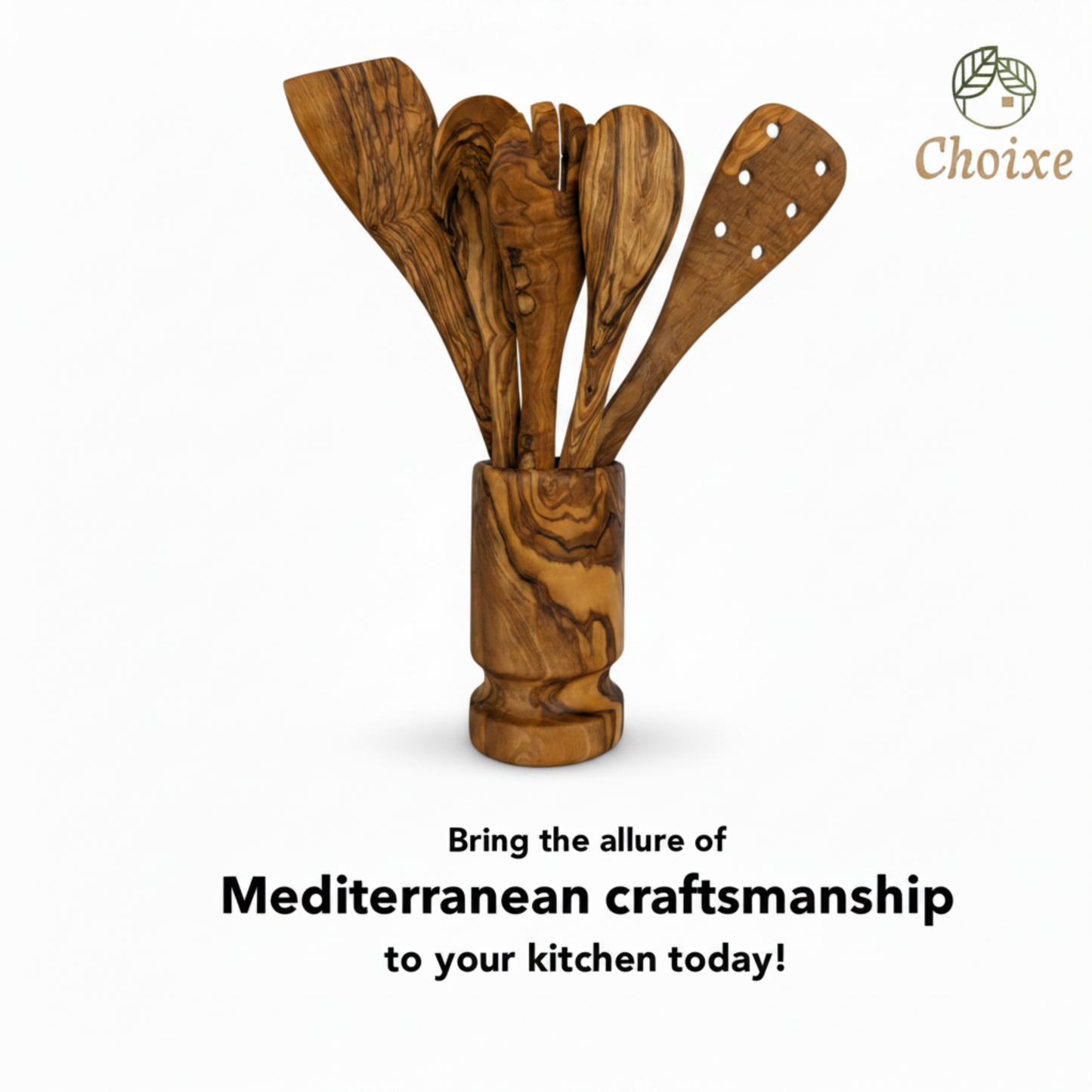 Wooden utensils set