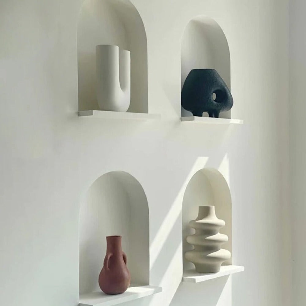 Big Mezo Vase featuring layered organic curves that add texture and visual interest.